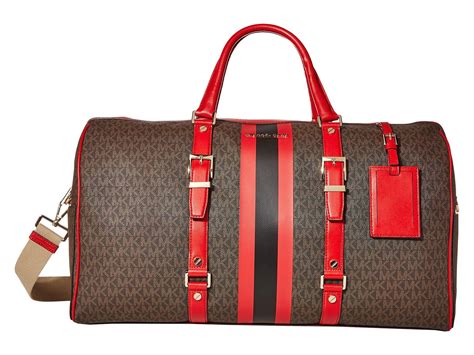 michael kors large duffle satchel bag|michael kors travel suitcase.